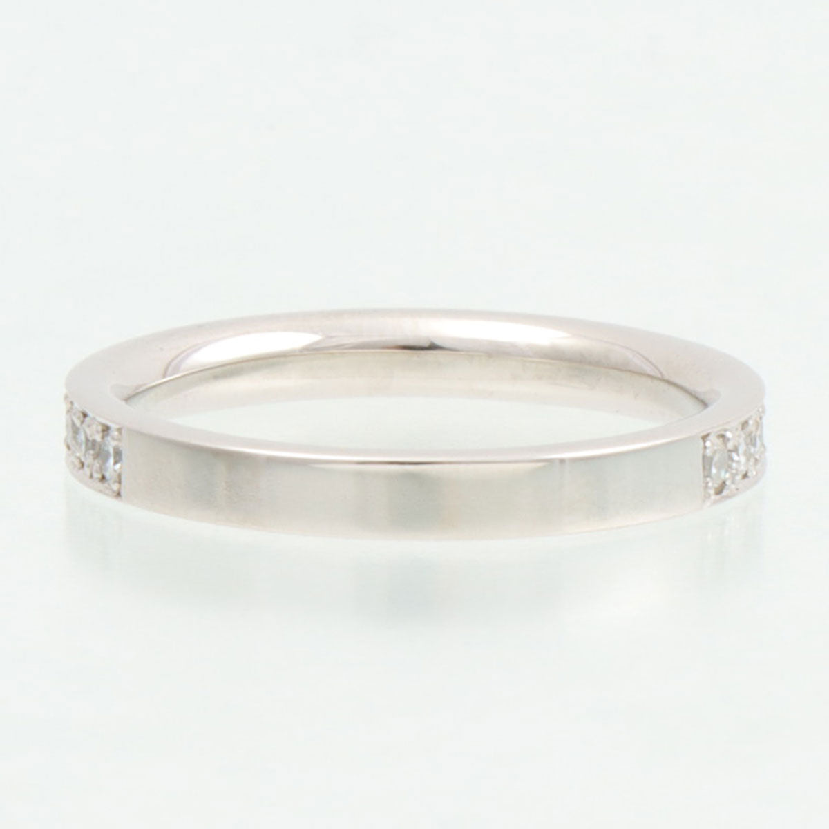 PT900 Diamond Ring #51 Silver