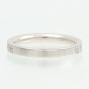 PT900 Diamond Ring #51 Silver