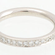 PT900 Diamond Ring #51 Silver