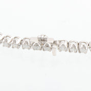 18K Diamond Tennis Bracelet, White Gold