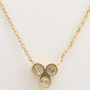 18Kダイヤモンドネックレス イエローゴールド