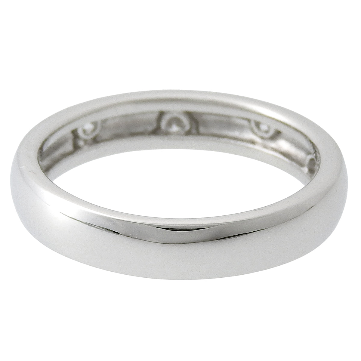 PT900 Diamond Ring #52 Silver