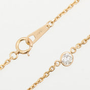18K Yellow Gold Diamond Necklace