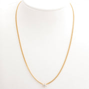 18K Yellow Gold Diamond Necklace