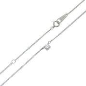 PT900 Diamond Necklace Silver