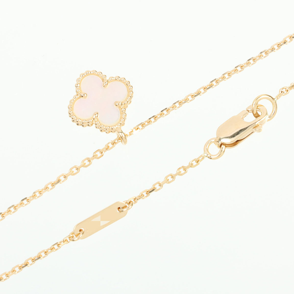 18K Sweet Alhambra necklace white/gold