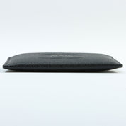 Caviar Skin CC Mark Stitch Card Case, Black, manufactured around 2020
