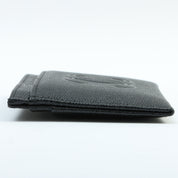 Caviar Skin CC Mark Stitch Card Case, Black, manufactured around 2020