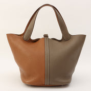 2012 Picotin Lock Casaque MM Etoupe/Gold