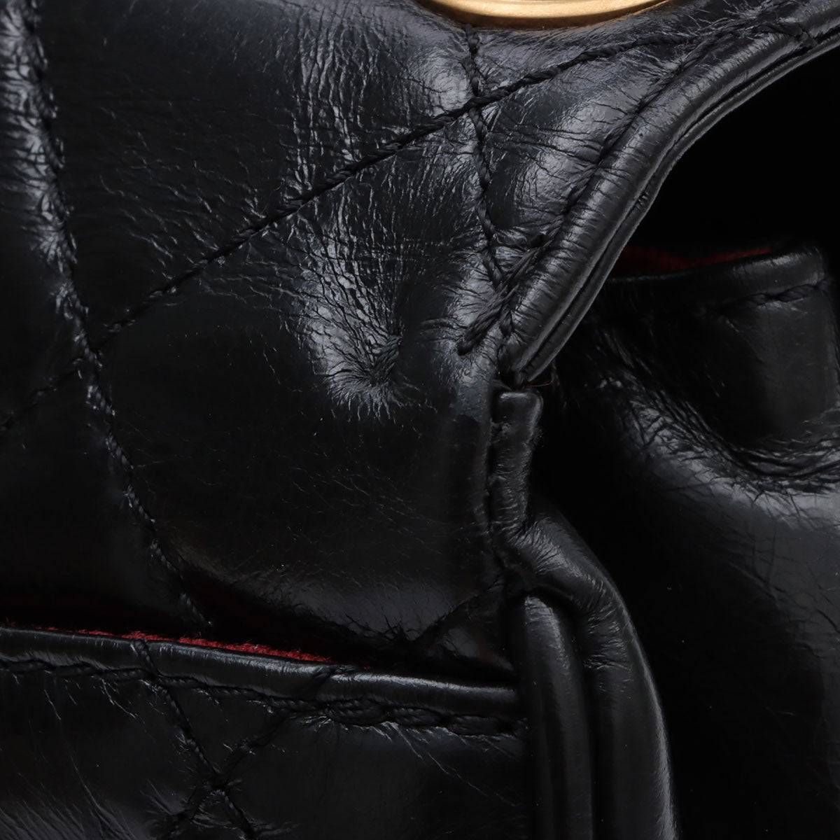 2014 or so Matelasse Stitch CC Turnlock Chain Shoulder Bag Black