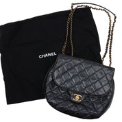 2014 or so Matelasse Stitch CC Turnlock Chain Shoulder Bag Black