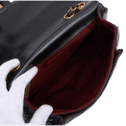 2014 or so Matelasse Stitch CC Turnlock Chain Shoulder Bag Black