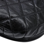 2014 or so Matelasse Stitch CC Turnlock Chain Shoulder Bag Black
