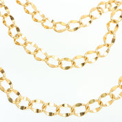 CC Mark Coin Charm Chain Belt Gold
