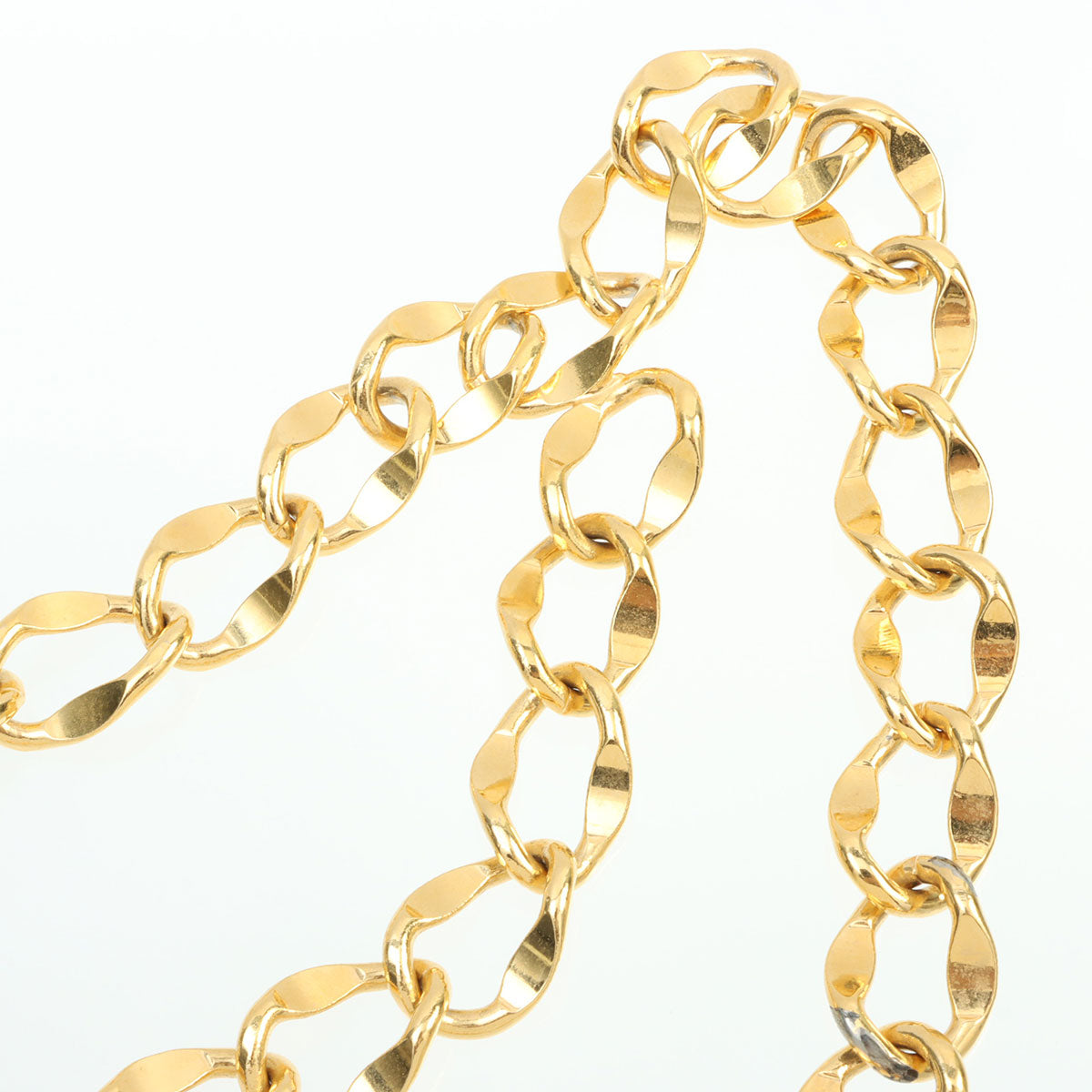 CC Mark Coin Charm Chain Belt Gold
