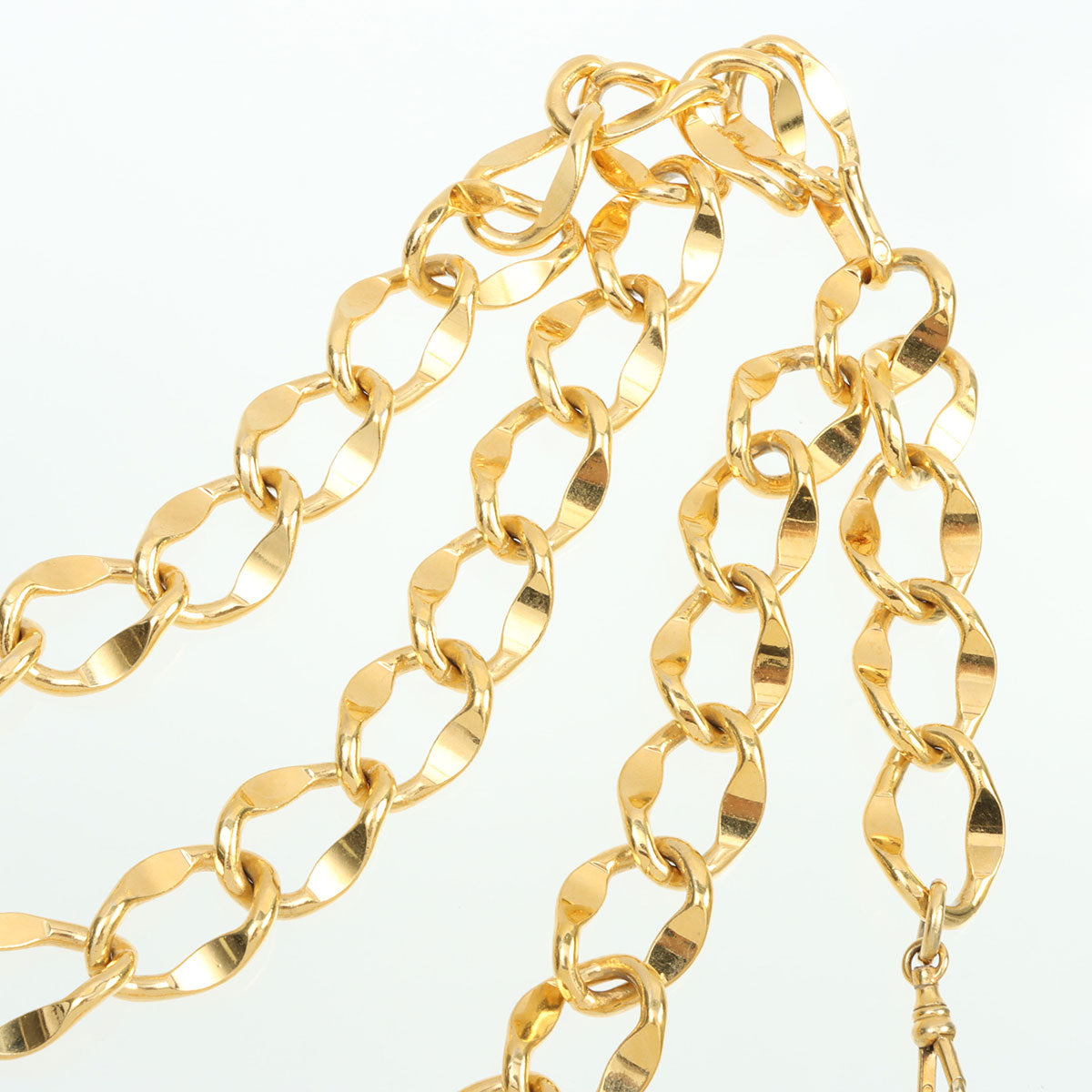 CC Mark Coin Charm Chain Belt Gold
