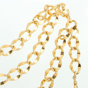 CC Mark Coin Charm Chain Belt Gold