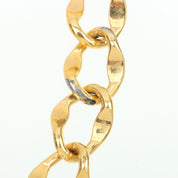 CC Mark Coin Charm Chain Belt Gold
