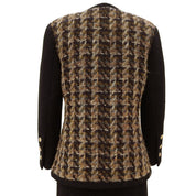 Tweed CC Mark Button Set-up #34 Black/Brown
