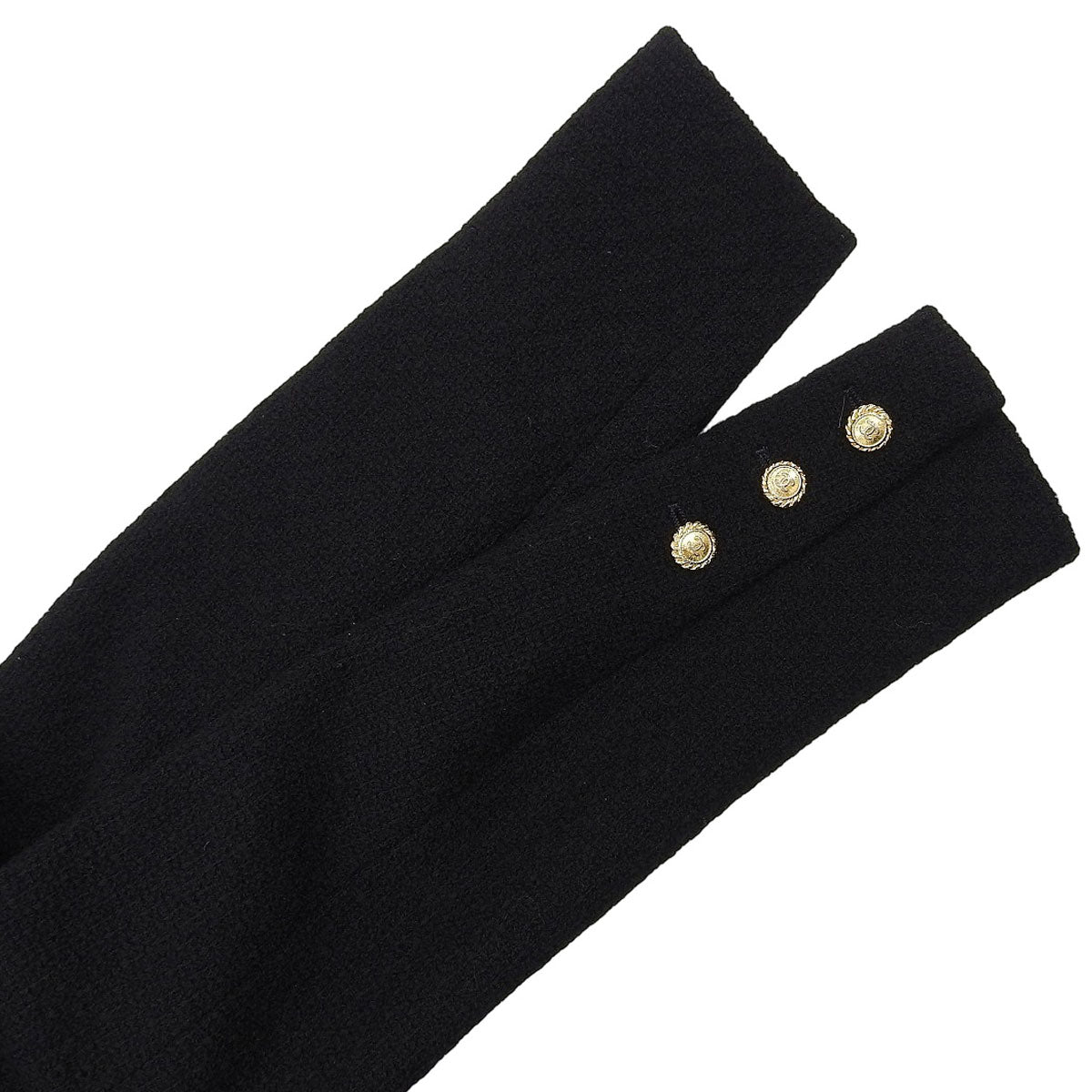 Tweed CC Mark Button Set-up #34 Black/Brown