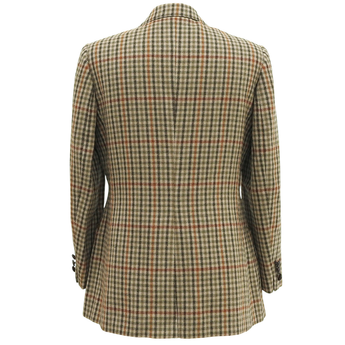 Checked Pattern Jacket #9 Beige/Khaki