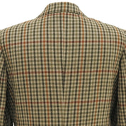 Checked Pattern Jacket #9 Beige/Khaki