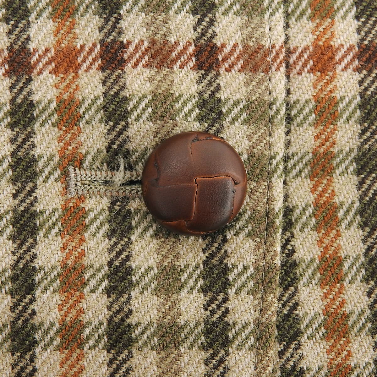 Checked Pattern Jacket #9 Beige/Khaki