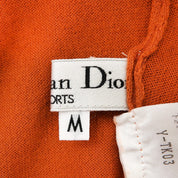 Logo Embroidered Sweater, Size M, Orange
