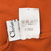 Logo Embroidered Sweater, Size M, Orange