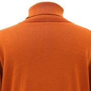 Logo Embroidered Sweater, Size M, Orange