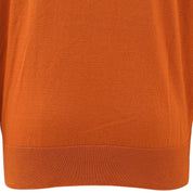 Logo Embroidered Sweater, Size M, Orange