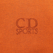 Logo Embroidered Sweater, Size M, Orange