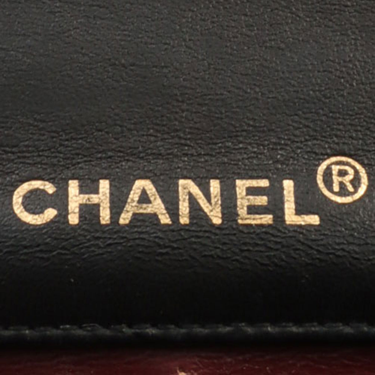 Circa 1990 Full Flap Chain Bag Mini Black