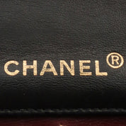 Circa 1990 Full Flap Chain Bag Mini Black