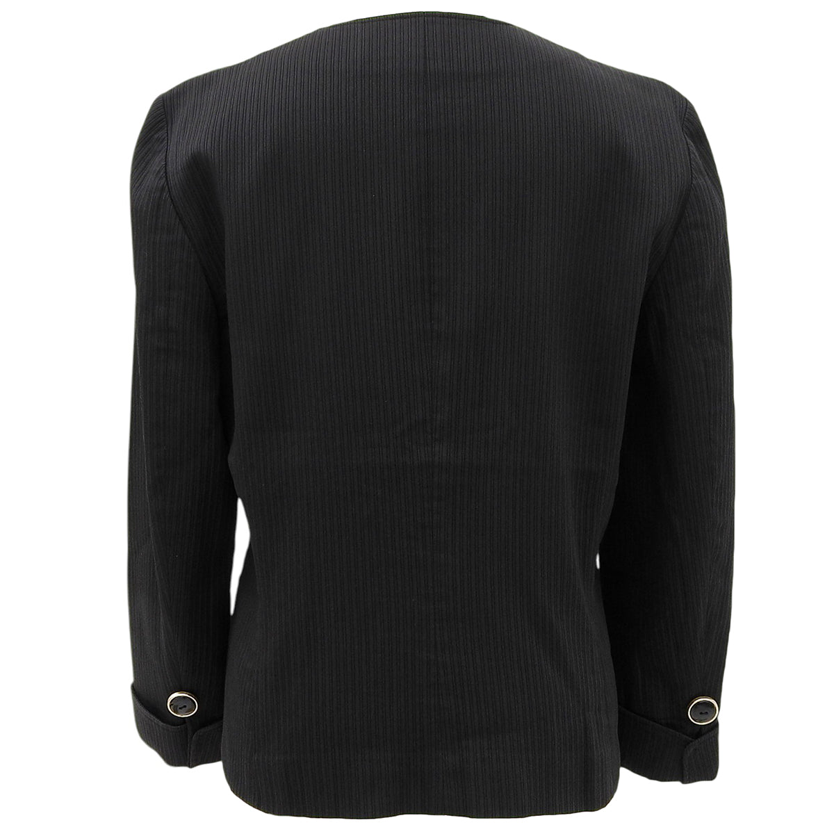 Striped jacket #L Black