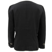 Striped jacket #L Black