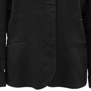 Striped jacket #L Black