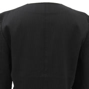 Striped jacket #L Black