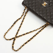 1992 Vintage Chanel CC Turn-Lock Chain Shoulder Bag, Paris Limited Edition, Black