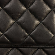 1992 Vintage Chanel CC Turn-Lock Chain Shoulder Bag, Paris Limited Edition, Black