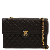 1992 Vintage Chanel CC Turn-Lock Chain Shoulder Bag, Paris Limited Edition, Black