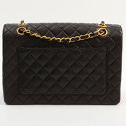 1992 Vintage Chanel CC Turn-Lock Chain Shoulder Bag, Paris Limited Edition, Black