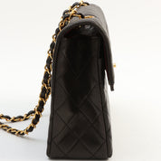 1992 Vintage Chanel CC Turn-Lock Chain Shoulder Bag, Paris Limited Edition, Black