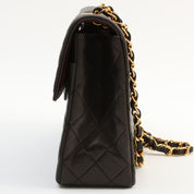 1992 Vintage Chanel CC Turn-Lock Chain Shoulder Bag, Paris Limited Edition, Black