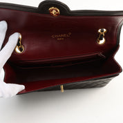 1992 Vintage Chanel CC Turn-Lock Chain Shoulder Bag, Paris Limited Edition, Black