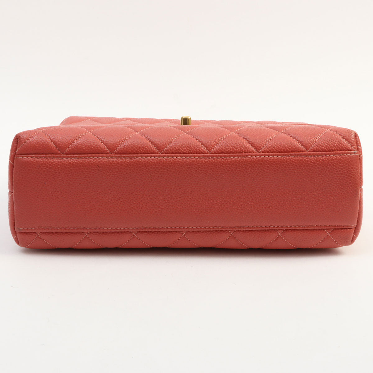 1997-ish Caviar Skin CC Turn-lock Handbag, Pink