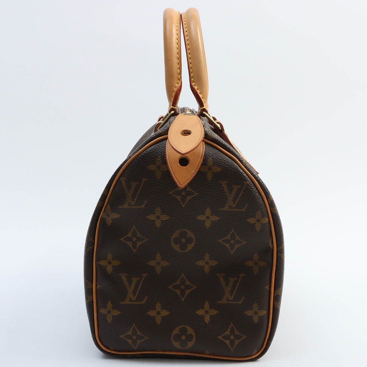 1997 Canvas Monogram Speedy 25 Brown