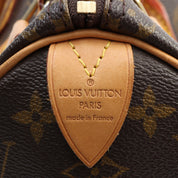 1997 Canvas Monogram Speedy 25 Brown