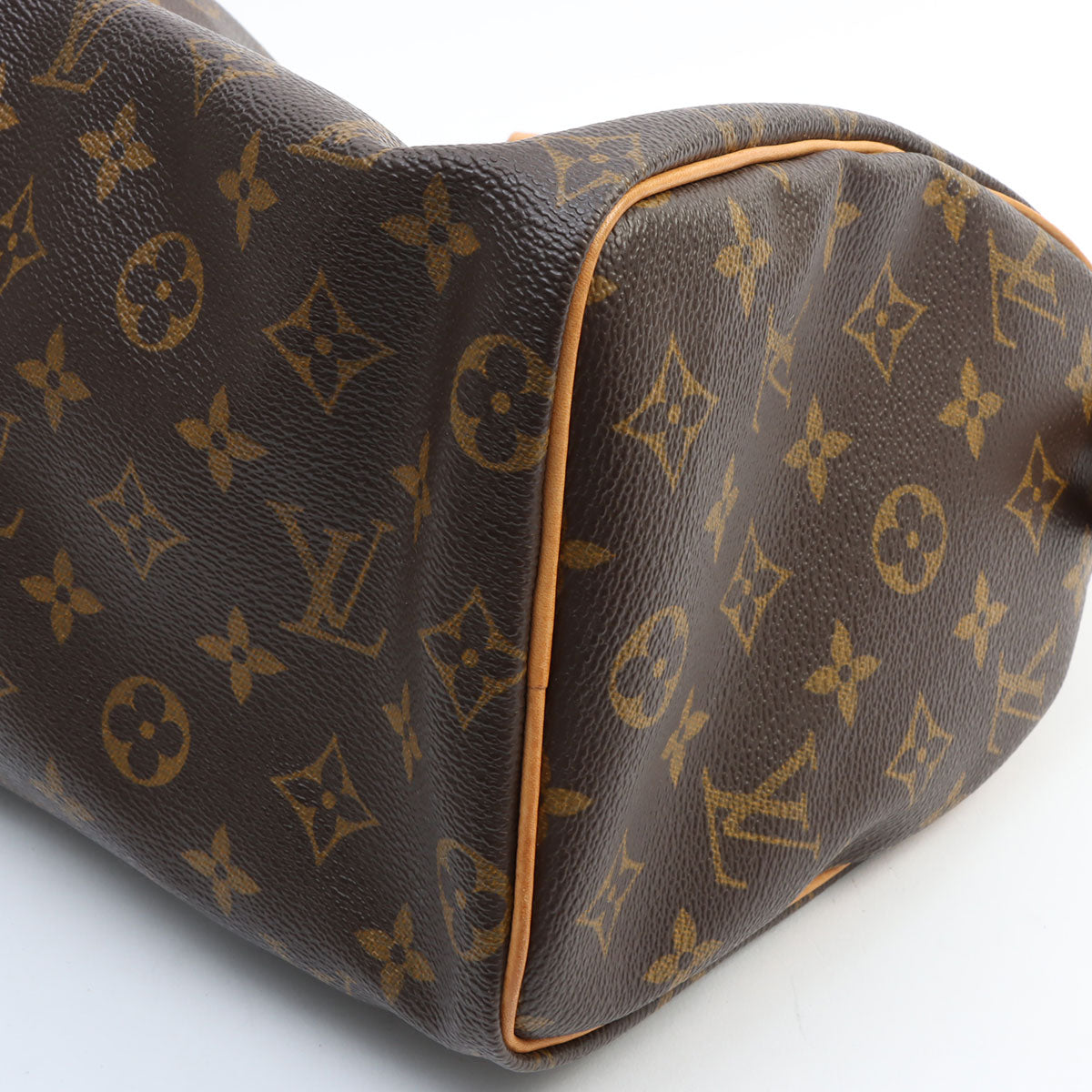 1997 Canvas Monogram Speedy 25 Brown