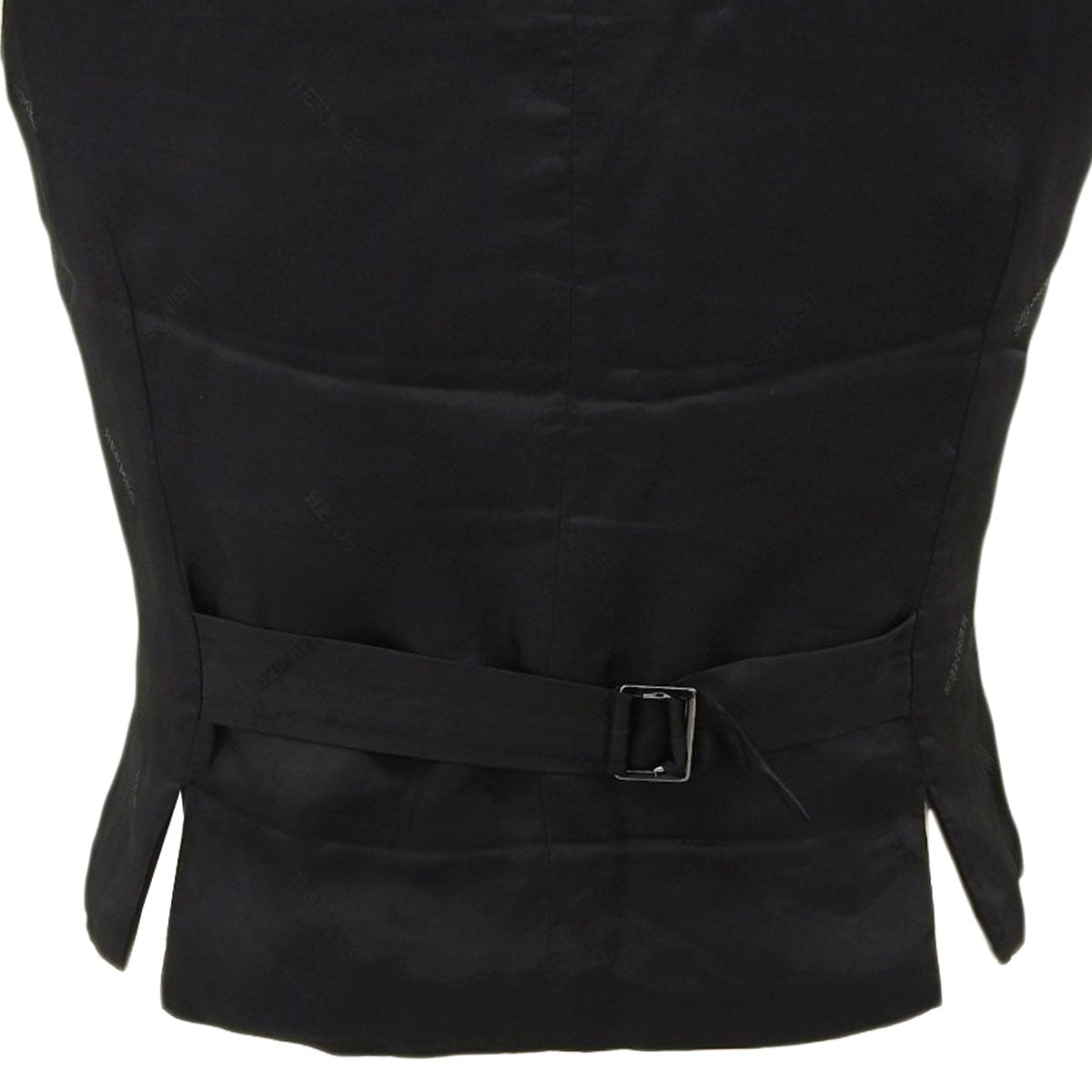 Single-breasted vest #44 black